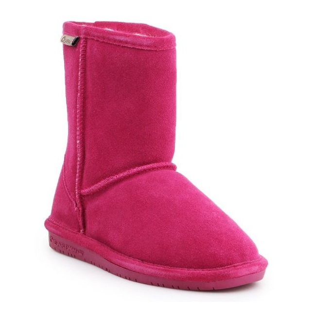 Botas de inverno BearPaw 608Y Pom Berry rosa
