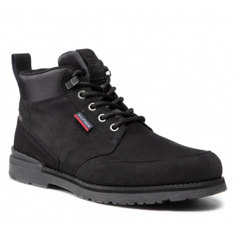 Bota Tommy Hilfiger Outdoor Corporate Mix M FM0FM03776-BDS preto