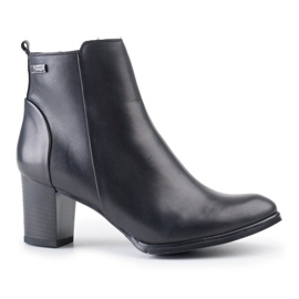 Marco Shoes Botas de couro 0599B-001-4 preto