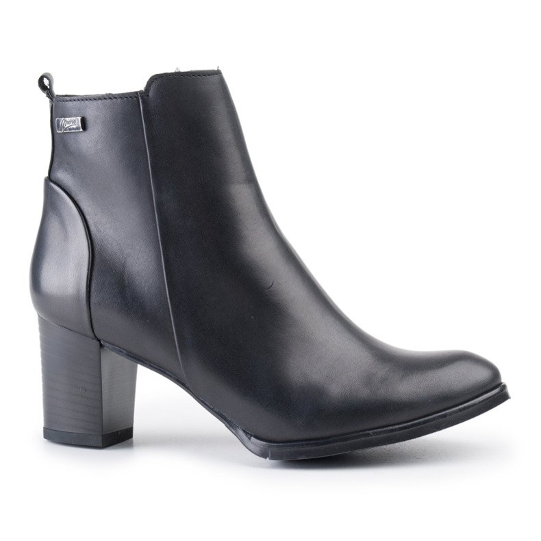 Marco Shoes Botas de couro 0599B-001-4 preto