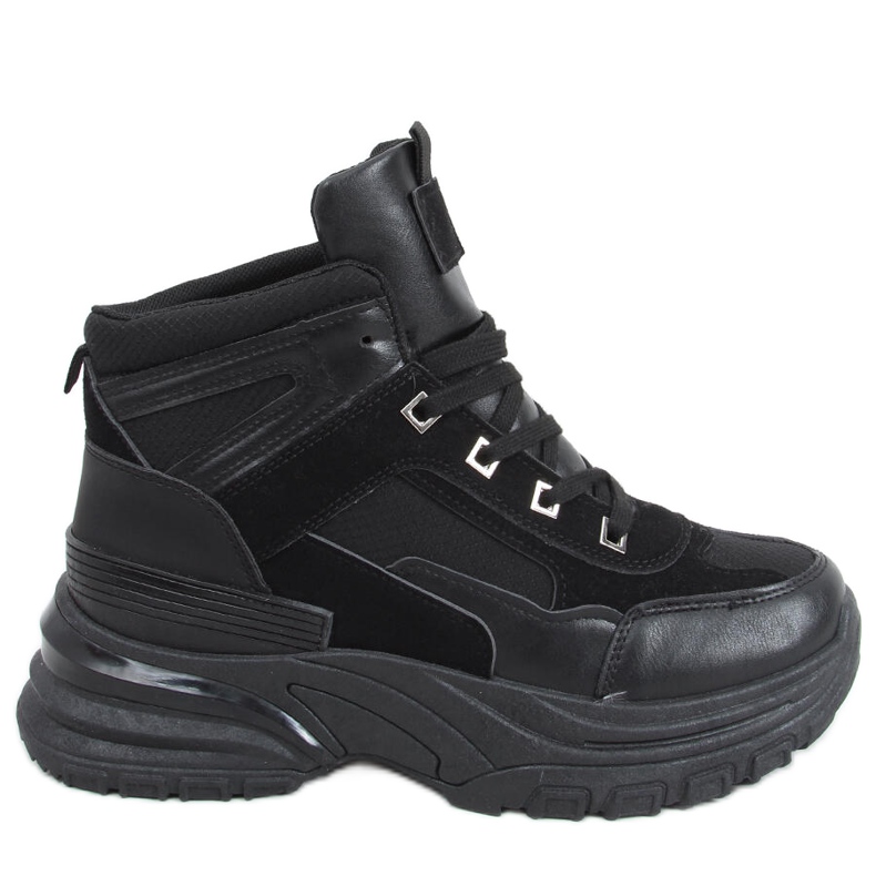 Tênis de cano alto Diana Black preto