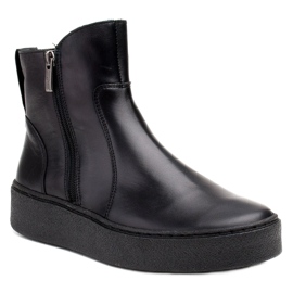 Marco Shoes Botas confortáveis Marco 1320B com isolamento preto Marco Shoes Botas confortáveis Marco 1320B com isolamento preto