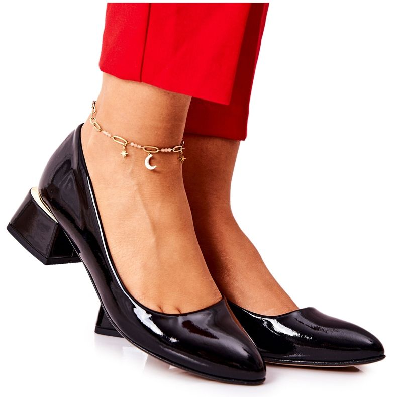 Lewski Shoes Bombas de couro lacado Lewski 3118 preto