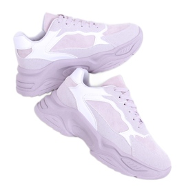 Tênis Dalla Roxo Pastel
