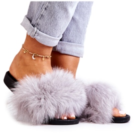 PG2 Chinelos Cinza Naturimo Cinza Com Pele Natural