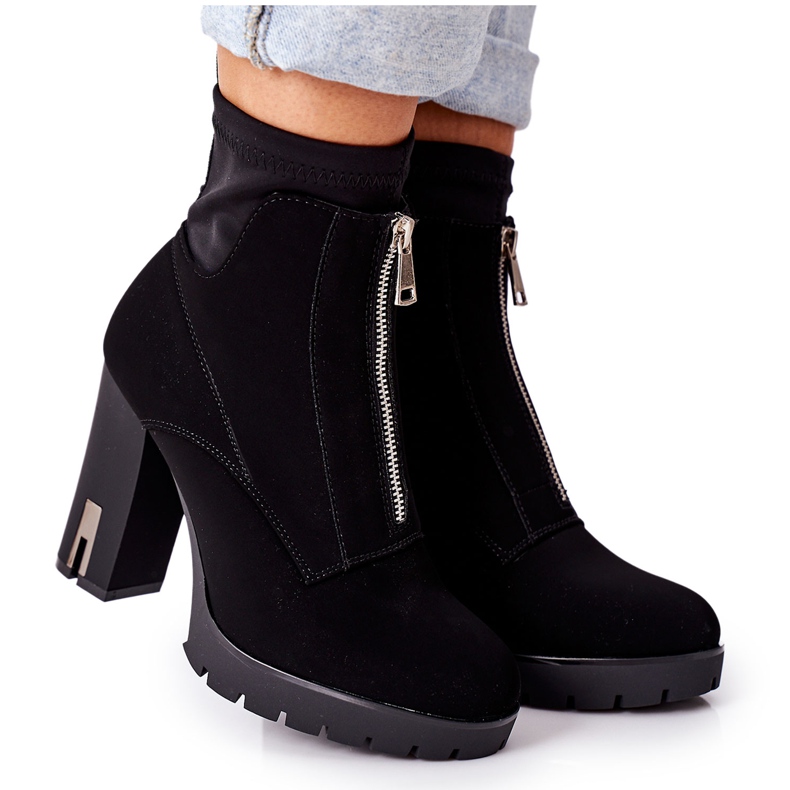 PS1 Mulher Maravilha com botas pretas quentes de salto preto PS1 Mulher Maravilha com botas pretas quentes de salto preto