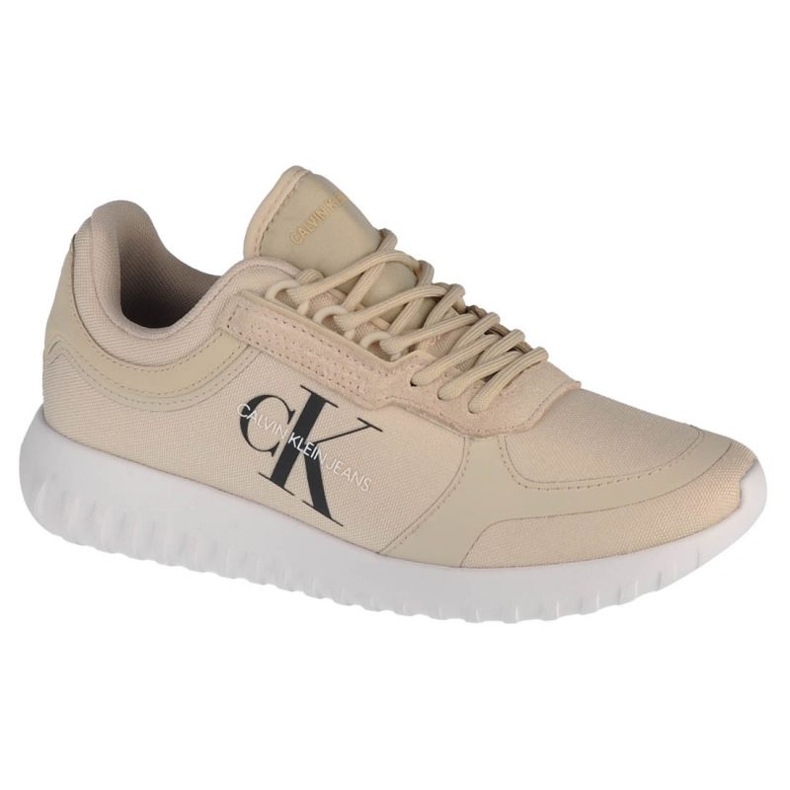 Sapatos Calvin Klein Runner com cordões YW0YW00466-AEO bege