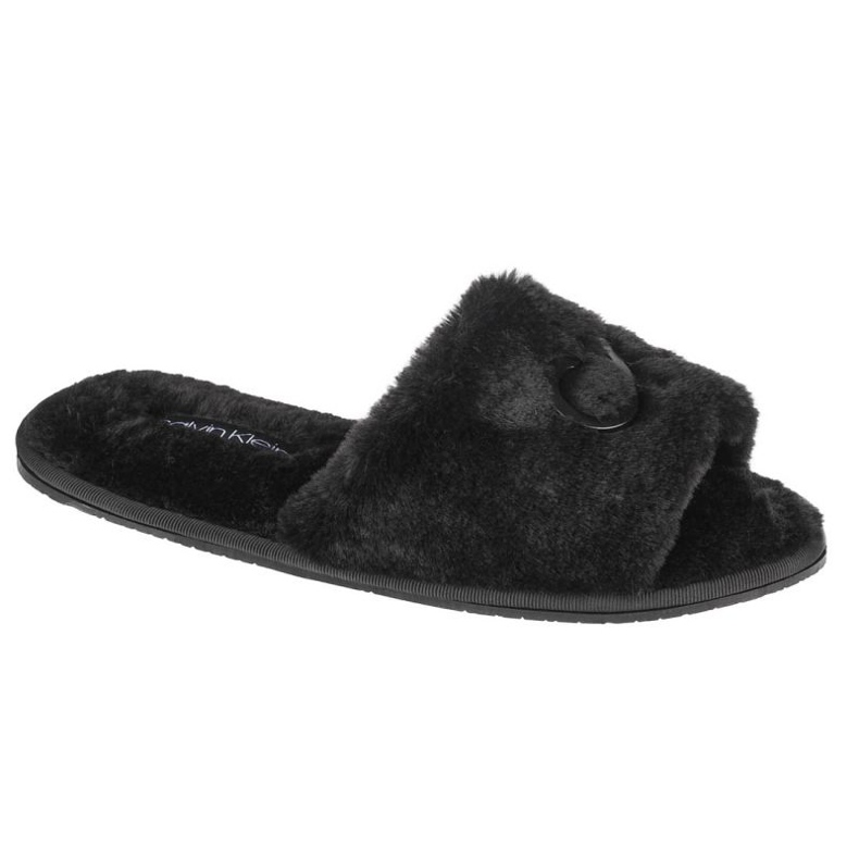 Calvin Klein Slipper Sandal Fur W HW0HW00634-BAX preto