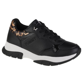 Tênis Tommy Hilfiger Low Cut Lace-Up W T3A4-31173-1242999 preto