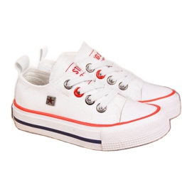 Tênis Big Star Jr HH374089 branco marrom