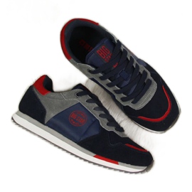 Tênis marinho Big Star W GG274A055 preto vermelho azul marinho cinza