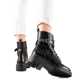 Diamantique Trabalhadores Elegantes Com Ornamento preto