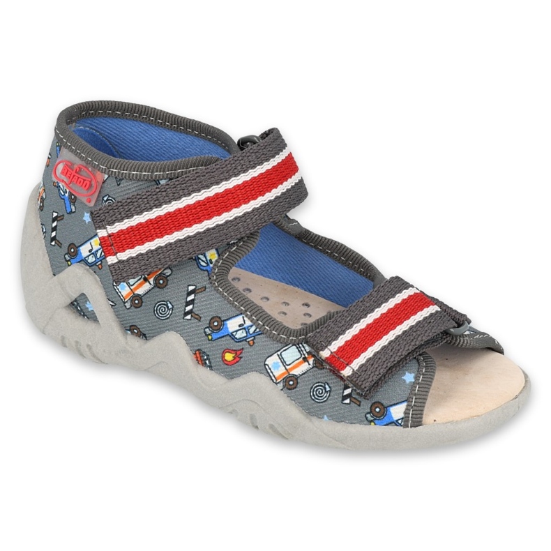 Calçado infantil amarelo Befado 350P030 cinza