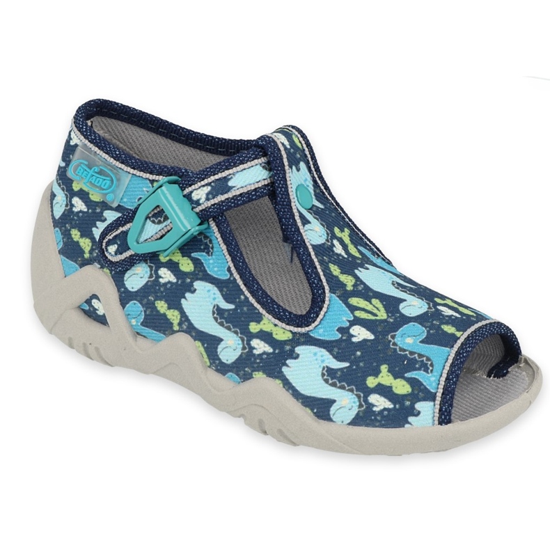 Calçados infantis Befado 217P114 azul marinho azul