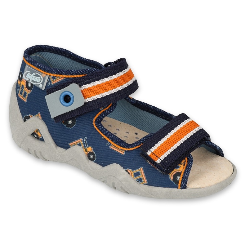 Calçado infantil amarelo Befado 350P029 azul