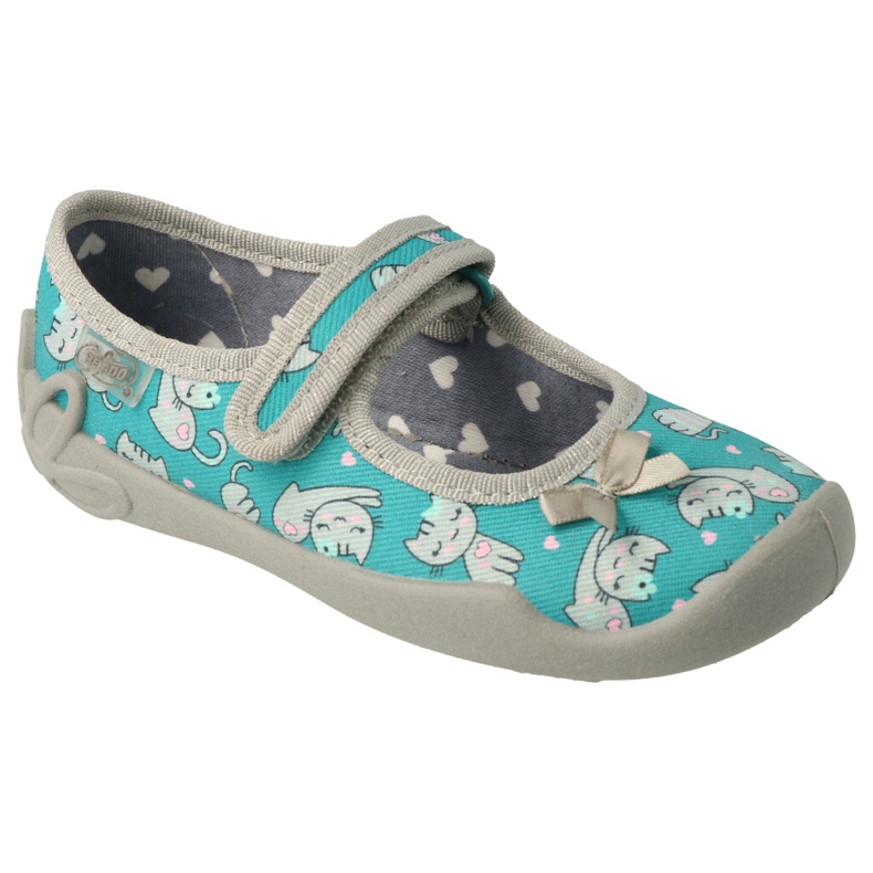 Calçados infantis Befado 114X453 cinza verde