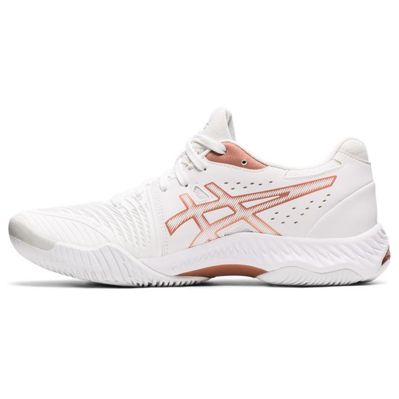 Asics Netburner Ballistic Ff 2 W 1052A033 102 tênis de vôlei branco branco Asics Netburner Ballistic Ff 2 W 1052A033 102 tênis de vôlei branco branco