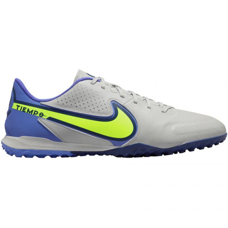 Chuteira Nike Tiempo Legend 9 Academy Tf M DA1191 075 cinza tons de cinza