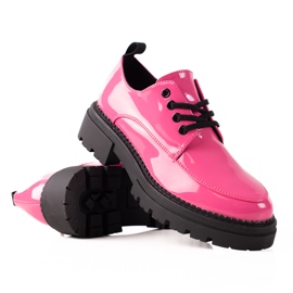 La.Fi Sapatos estilosos com cadarço rosa