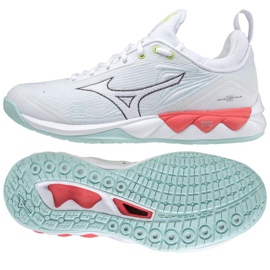 Tênis de vôlei Mizuno Wave Luminous 2 W V1GC212010 branco branco