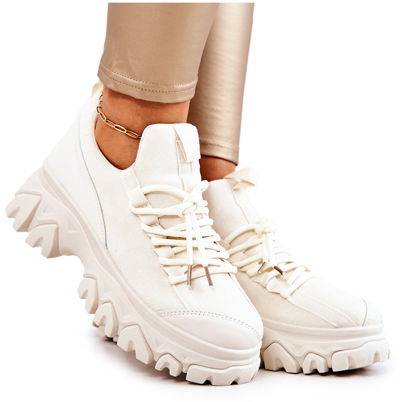 PS1 Tênis esportivo feminino Tênis bege claro Miles