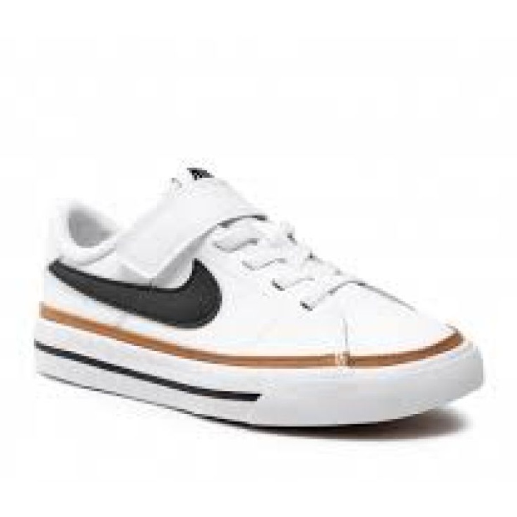 Tênis Nike Court Legacy (PSV) Jr DA5381-102 branco preto