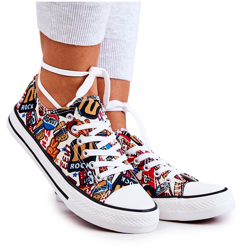 FS2 Tênis baixo registrado multicolorido Desiree