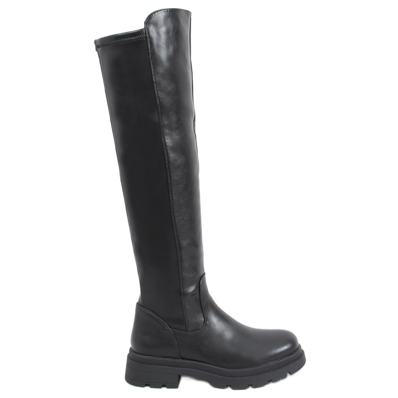 Botas femininas de montaria Sofia Black preto