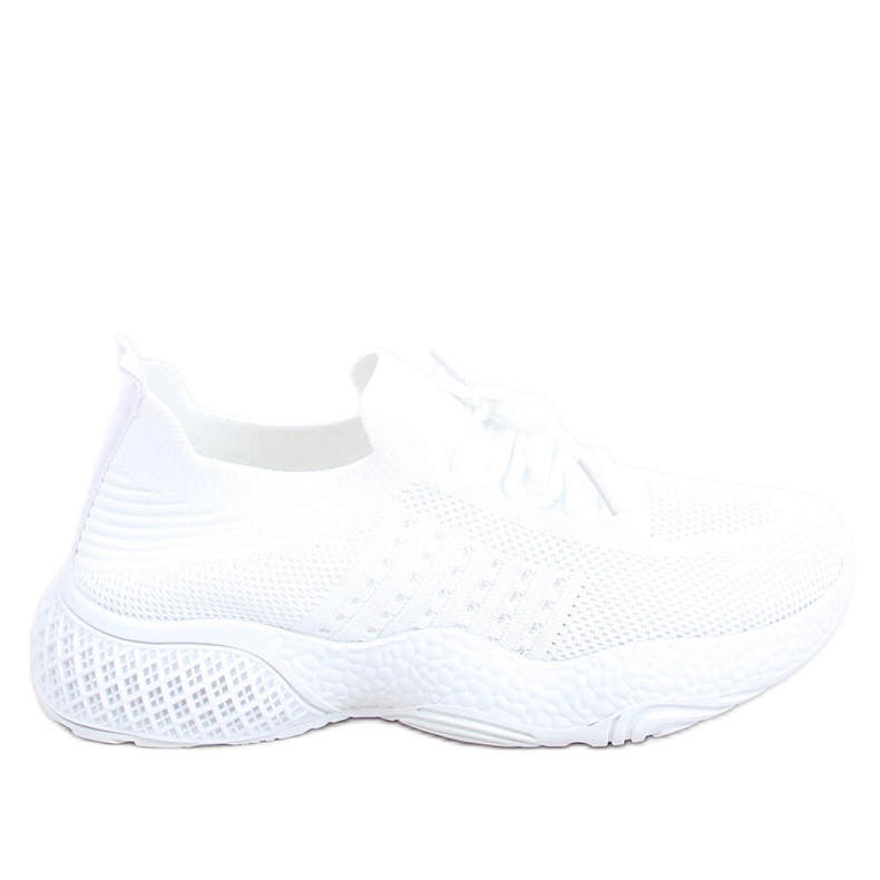 Sapatas esportivas Yetto White meia branco