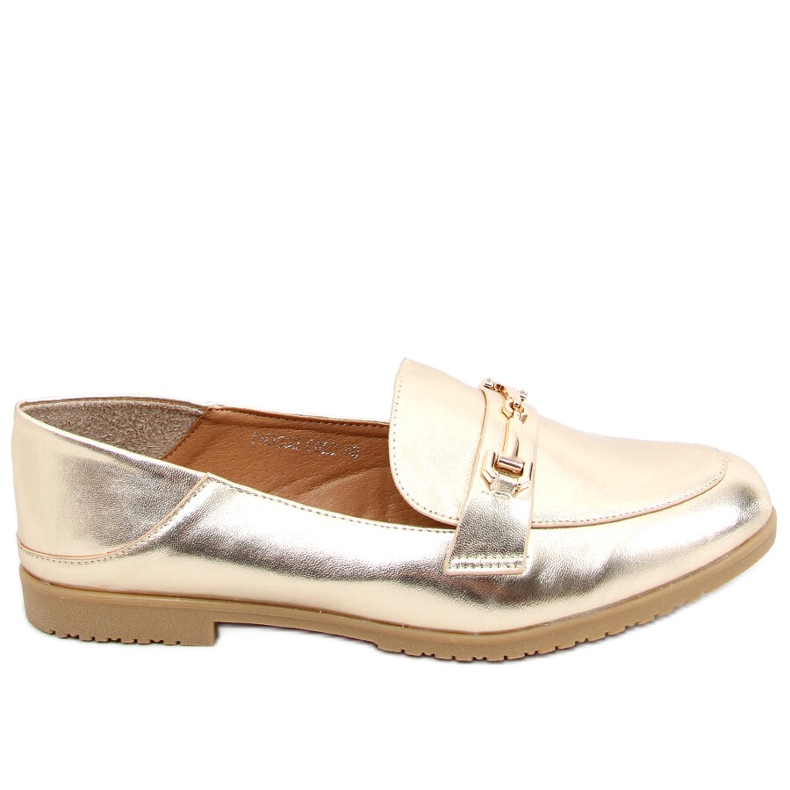 Mocassins femininos Juss Gold dourado