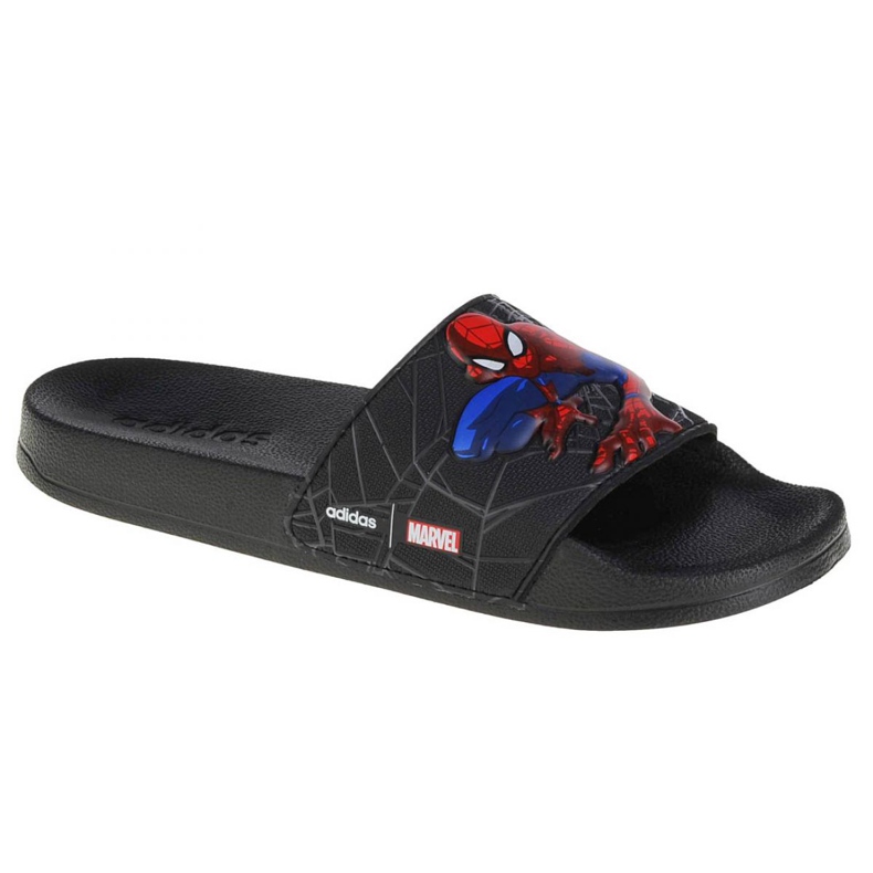 Chinelos Adidas Adilette Shower Slides Spiderman Jr FZ1716 preto