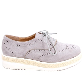 Sapatos femininos alpargatas Apia Grey cinza