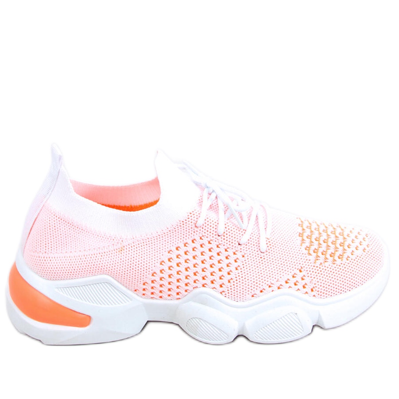 Meias Harri Orange branco laranja