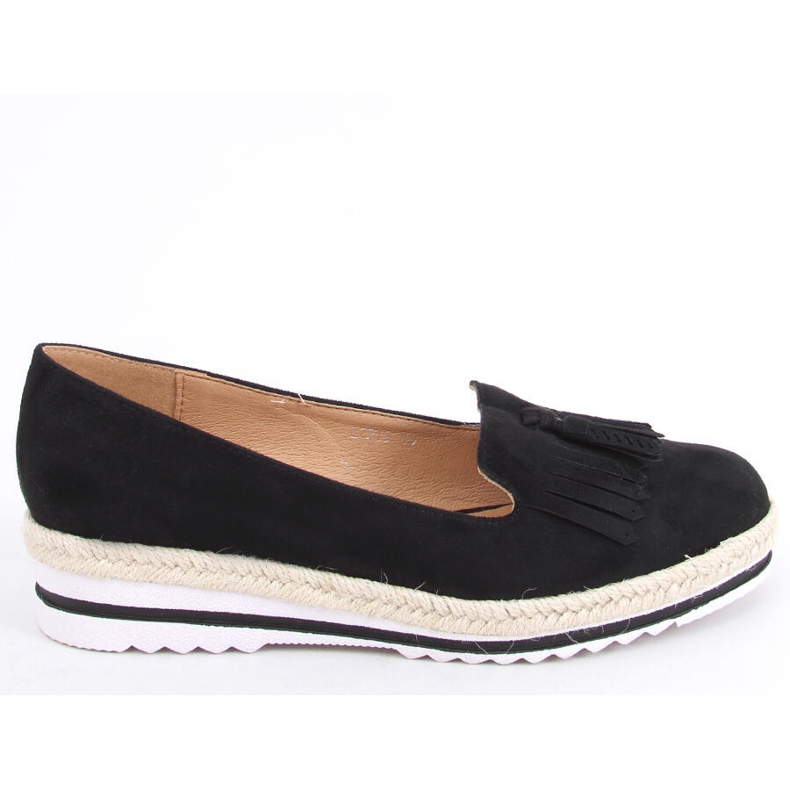 Mocassins femininos, alpargatas Hilma Black preto
