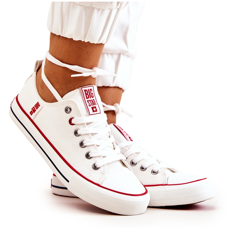Tênis feminino Big Star JJ274123 Branco