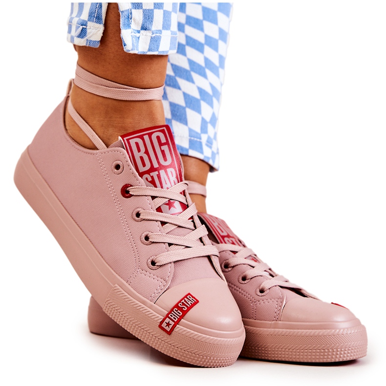 Tênis esportivo Big Star JJ274167 Rosa