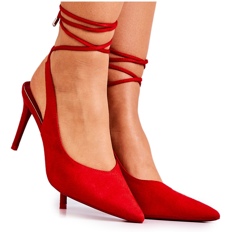 PS1 Stilettos Amarrados Red Callie vermelho PS1 Stilettos Amarrados Red Callie vermelho