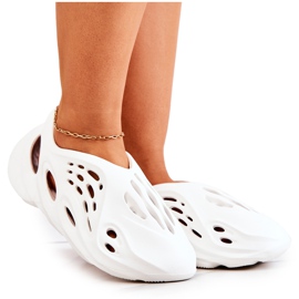 PS1 Tênis esportivos leves de espuma branca na onda branco