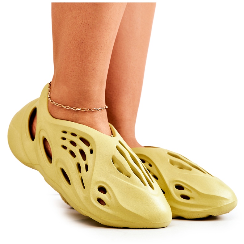 PS1 Tênis esportivo leve de espuma verde na onda multicolorido