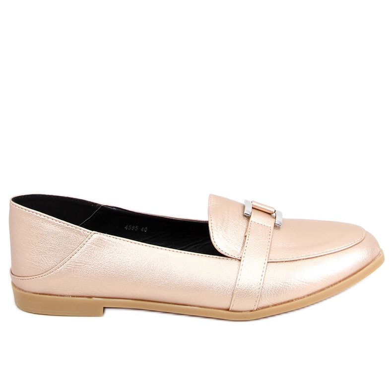 Mocassins femininos Alma Gold dourado