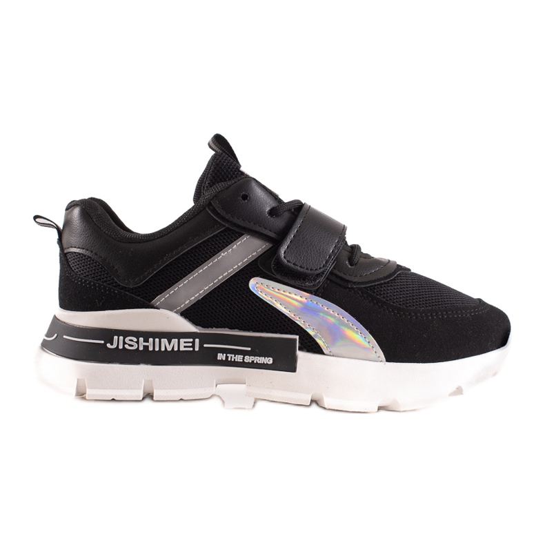 TRENDI Tênis esportivo com velcro preto