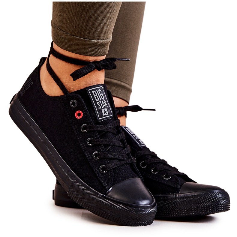 Tênis baixo preto Big Star JJ274003