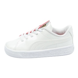 Puma Basket Crush Patent Baby Jr 369675 01 branco azul