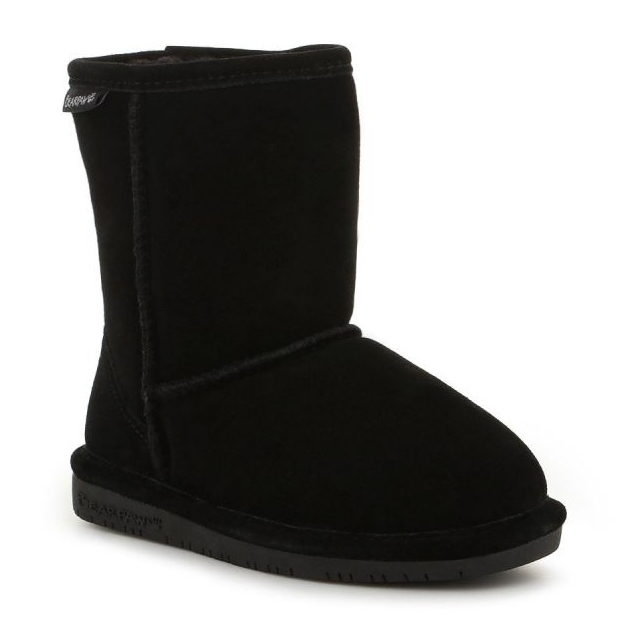 Sapatos de inverno BearPaw Emma Youth 608Y Preto Ii
