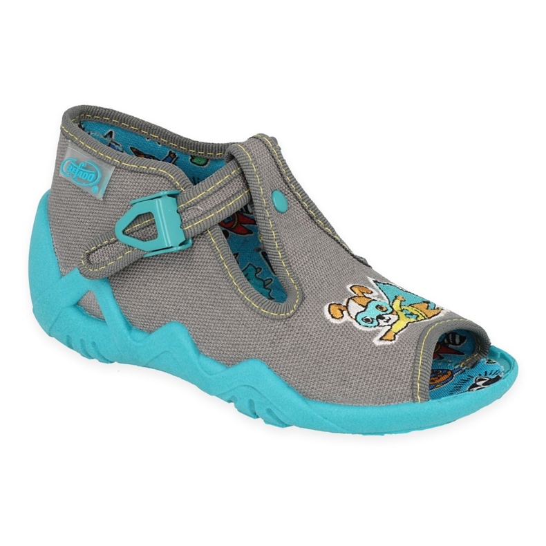 Flippers infantis de Befado para o fecho 217p113 cinza