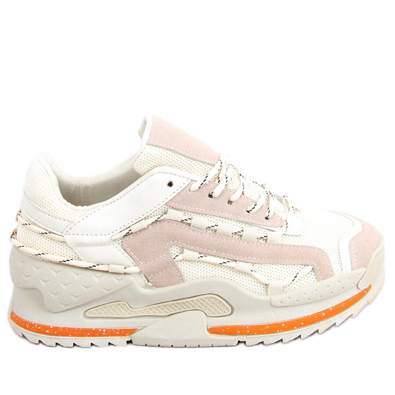 Tênis esportivo feminino Kina Bege