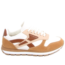 Calçado esportivo feminino Setto Camel marrom multicolorido