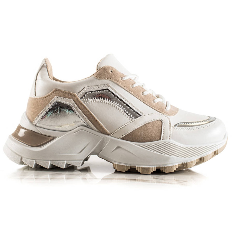 TRENDI Tênis estilosos branco multicolorido