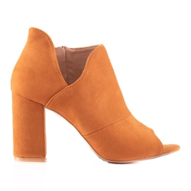 Botas Open Toe VINCEZA amarelo