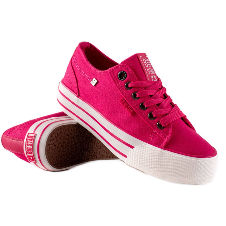 Tênis feminino Big Star HH274054 rosa